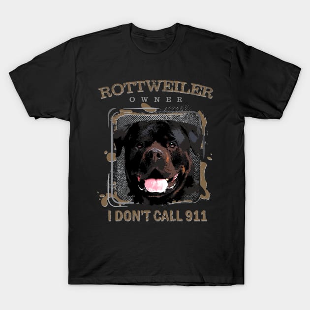 Rottweiler  - Metzgerhund T-Shirt by Nartissima